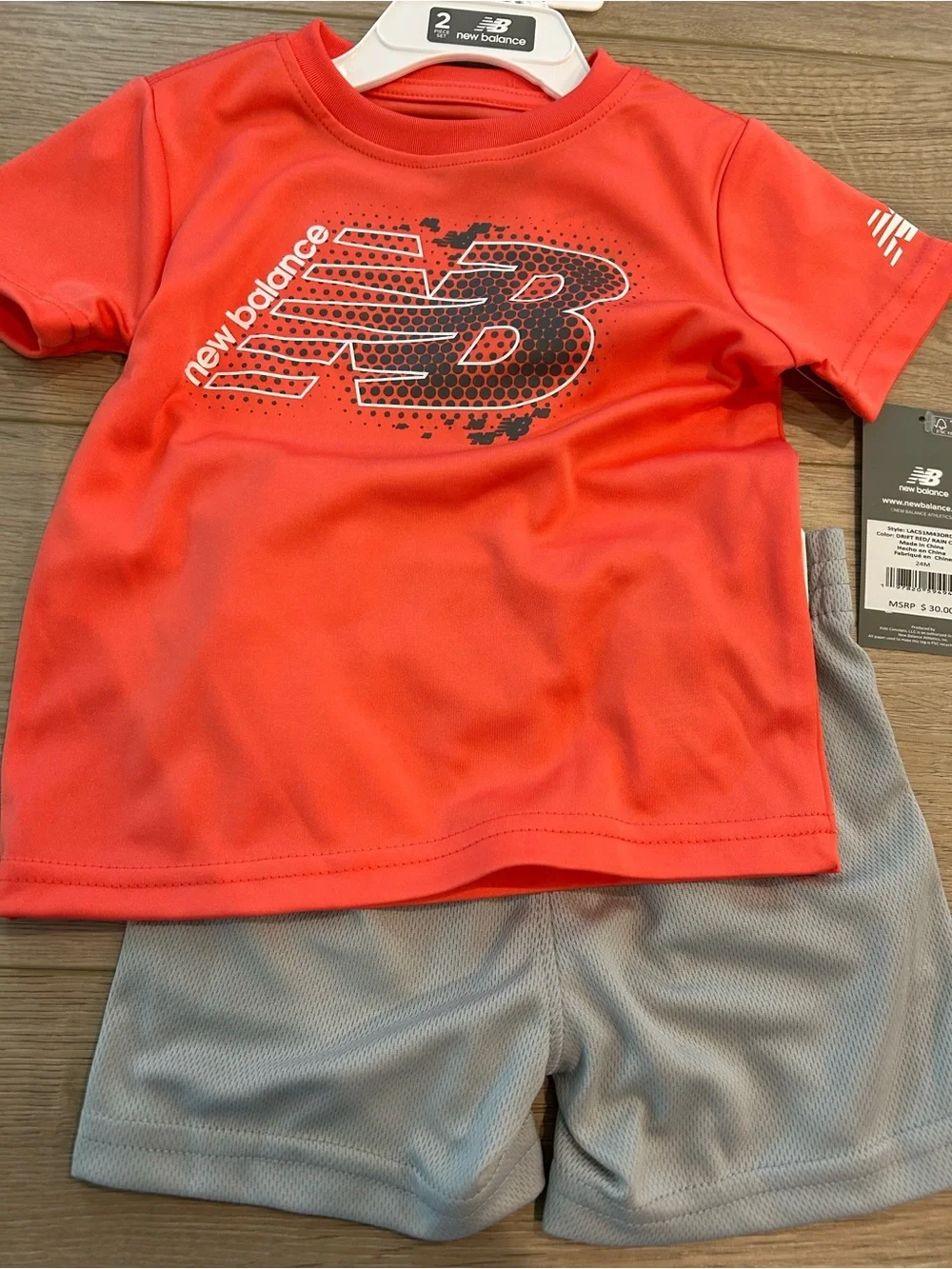 NWT New Balance Infant Boy Set - Baby Boy 2-Piece Set Size 24 months